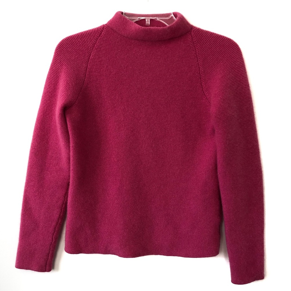 Saks Fifth Avenue 100% Cashmere Mock Neck Sweater